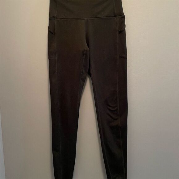 PINK Victoria's Secret Pants - Victoria's Secret PINK Women's Black Ankle Leggings Size S